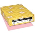 Wausau Papers Wausau Paper WAU92046 24 lbs Astrobright Bubble Gum Inkjet Colored Paper - Pack of 500 WAU92046